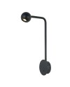EYES * APLIQUE LED CON INTERRUPTOR NEGRO 6W 3000K